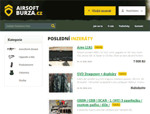Tablet Screenshot of airsoftburza.cz